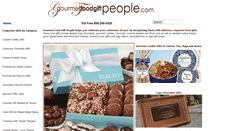 Desktop Screenshot of gourmetfoodgiftpeople.com